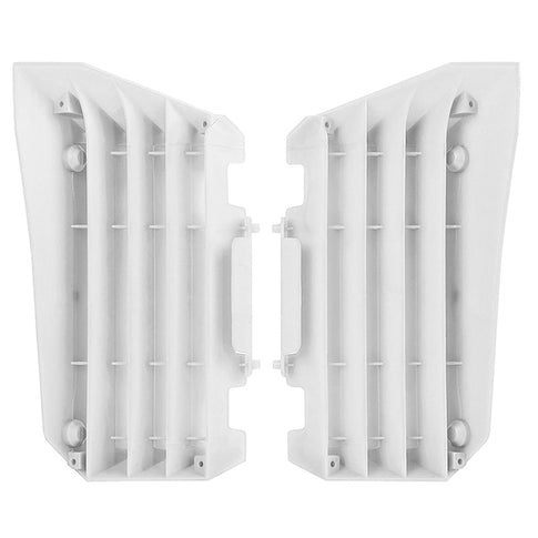 Aletines radiador Yamaha YZ450FX/WR450F 16-18 YZ250FX/WR250F 15-19 Polisport - blanco 8455400001