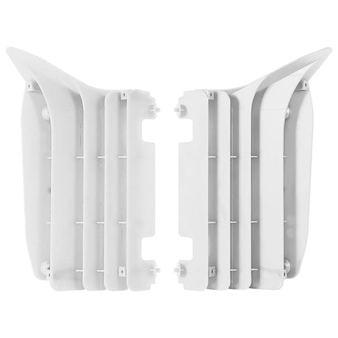Aletines radiador Yamaha YZ250F 10-13 Polisport - blanco 8455500001