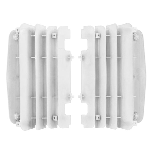 Aletines radiador Yamaha YZ450F 10-13 Polisport - blanco 8455600001