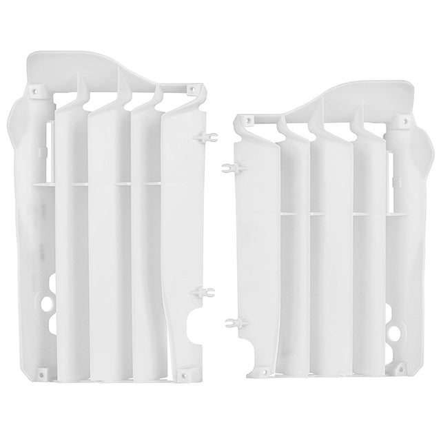 Aletines radiador Honda CRF450R 13-14 Polisport - blanco 8455800003