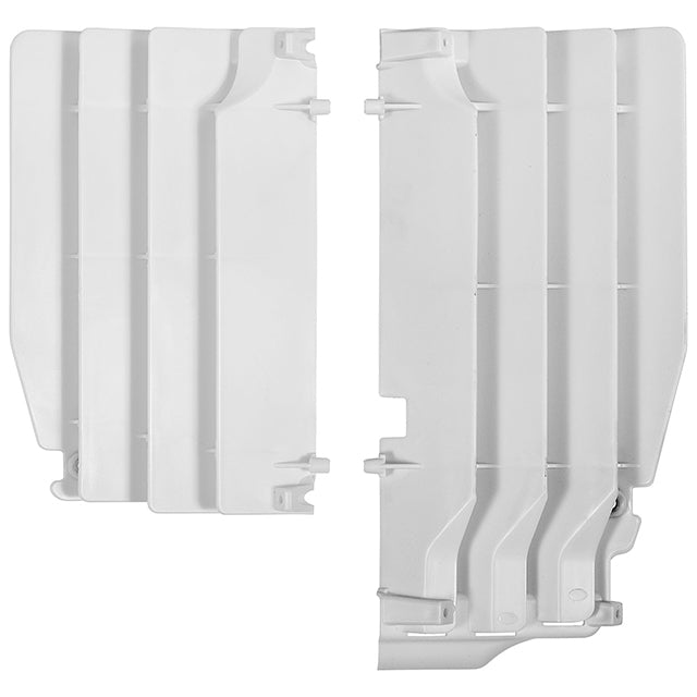 Aletines radiador RMZ250 10-18 Polisport - blanco 8456100001