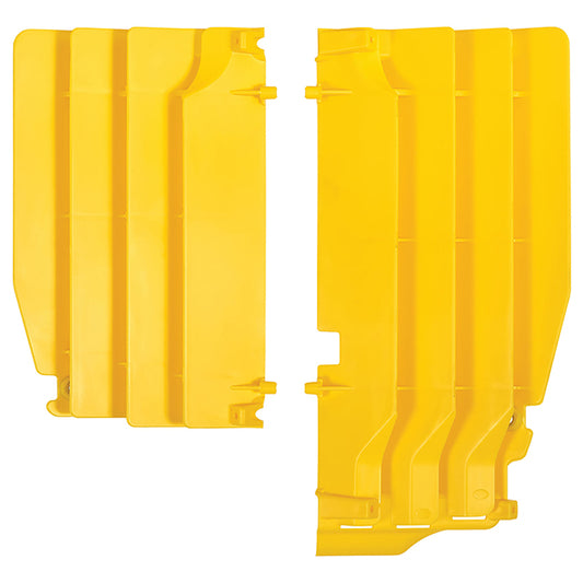 Aletines radiador RMZ250 10-18 Polisport - amarillo RM05 8456100002