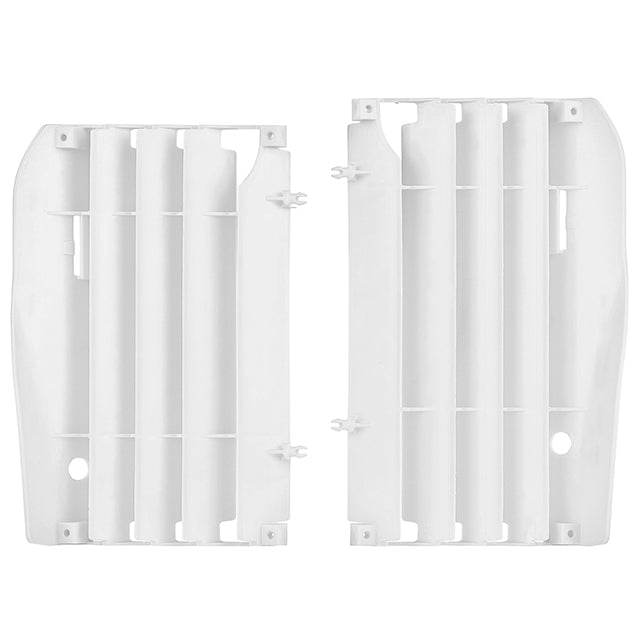 Aletines radiador Honda CRF250R 10-13 Polisport - blanco 8456300001