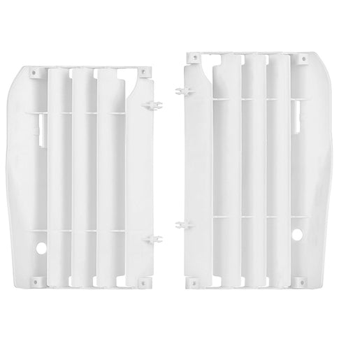 Aletines radiador Honda CRF250R 10-13 Polisport - blanco 8456300001