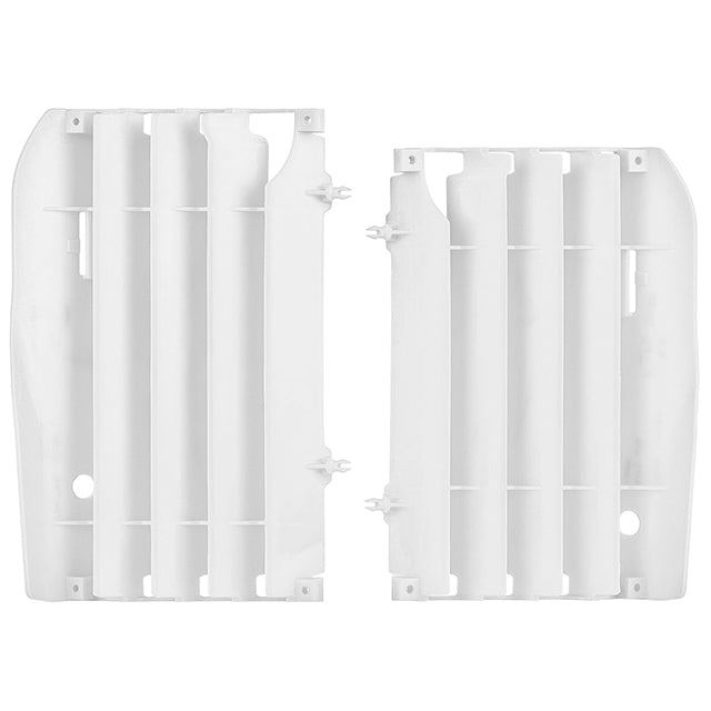 Aletines radiador Honda CRF450R 09-12 Polisport - blanco 8456400001