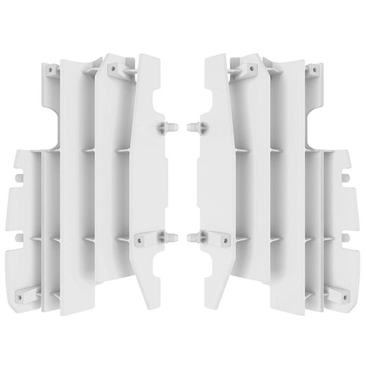 Aletines radiador Honda CR125/250 05-07 Polisport - blanco 8459800001