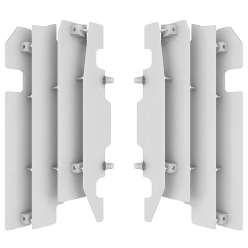 Aletines radiador Honda CRF450R 03-04 / CR125/250 00-04 Polisport - blanco 8459900001