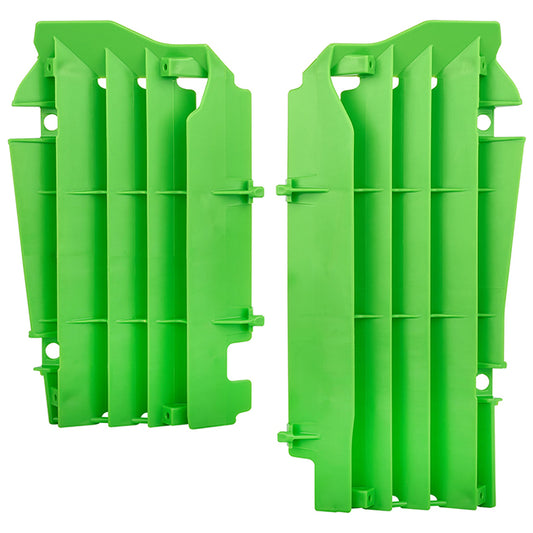 Aletines radiador KX250F 17-20 Polisport - verde 05 8461600002