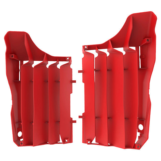 Aletines radiador Honda CRF250RX 19 / CRF250R 18-19 Polisport - rojo CR04 8464200002
