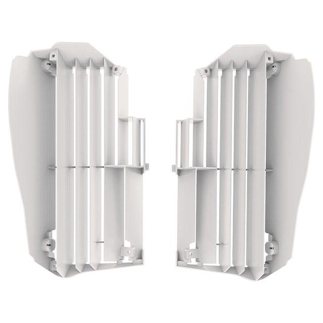 Aletines radiador Yamaha YZ450F 18-22 / YZ250F 19-22 Polisport - blanco 8464700001