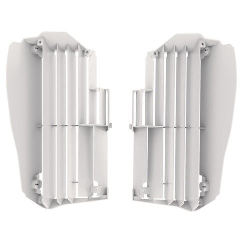 Aletines radiador Yamaha YZ450F 18-22 / YZ250F 19-22 Polisport - blanco 8464700001