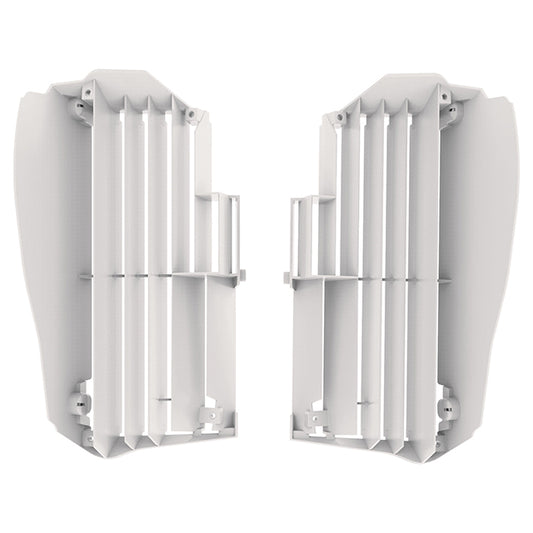 Aletines radiador Yamaha YZ450F 18-22 / YZ250F 19-22 Polisport - blanco 8464700001