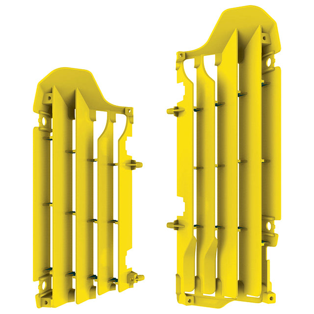 Aletines radiador RMZ450 18-22 Polisport - amarillo RM01 8464800002