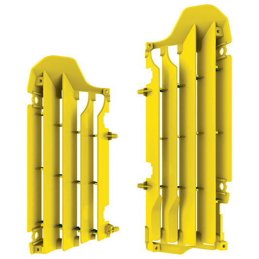 Aletines radiador RMZ450 18-22 Polisport - amarillo RM01 8464800002