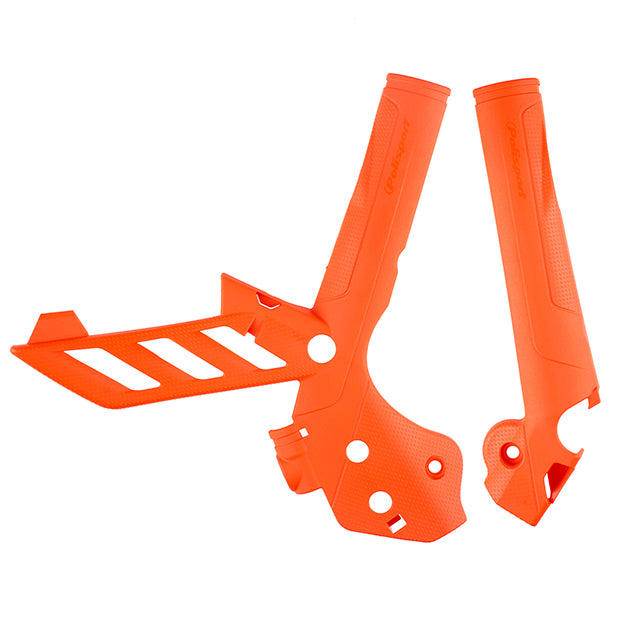 Protector de Chasis EXC/EXC-F 12-16 SX/XC SX-F/XC-F 11-15 Polisport - naranja 8466500002