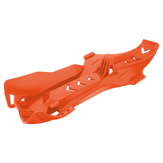 Cubrecárter Fortress con protector link KTM SX250 06-16 / Husqvarna TE250/300 TC250 14-16 Polisport - naranja 8469000002