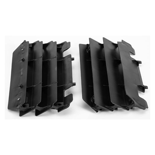 Aletines radiador Kawasaki KX250 03-04 / KX125 03-05 / KX125/250 97-98 Polisport - negro 8472400001