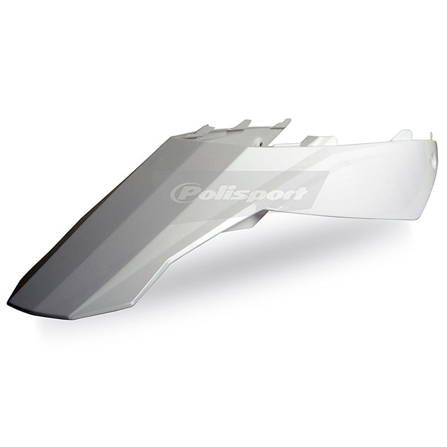 Guardabarros trasero y Tapas Laterales EC125/EC-E125/EC200/EC-E200/EC250/EC-E250/EC300/EC-E300/EC450/EC-E450 10-11 Polisport - blanco 8550800004