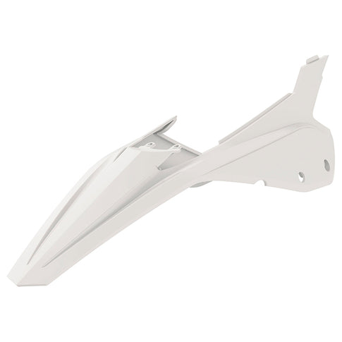 Guardabarros trasero y Tapas Laterales BetaRR250/300 2T 350/400/450 4T 20-22 Polisport - blanco 8585300001