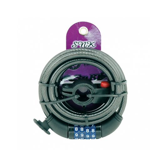 Candado cable espiral Bicicleta d=8mm L=150mm VBike