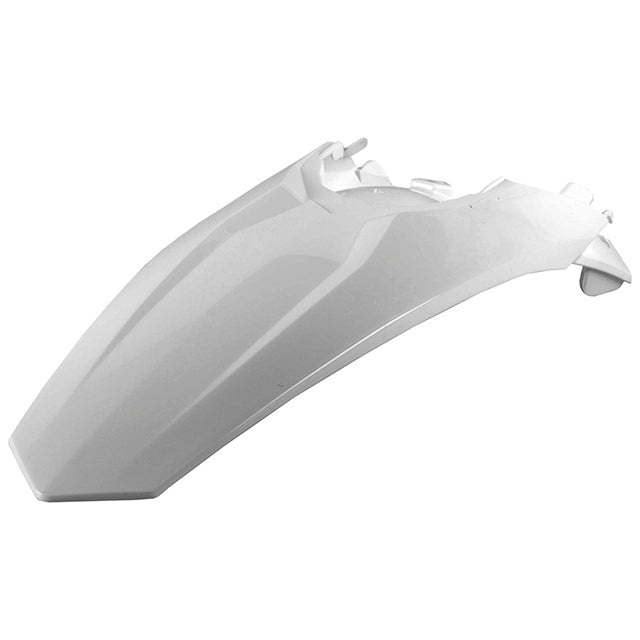 Guardabarros trasero KTM 125 / 250 SX sin tapas laterales 11-15 Polisport - blanco 8595400005