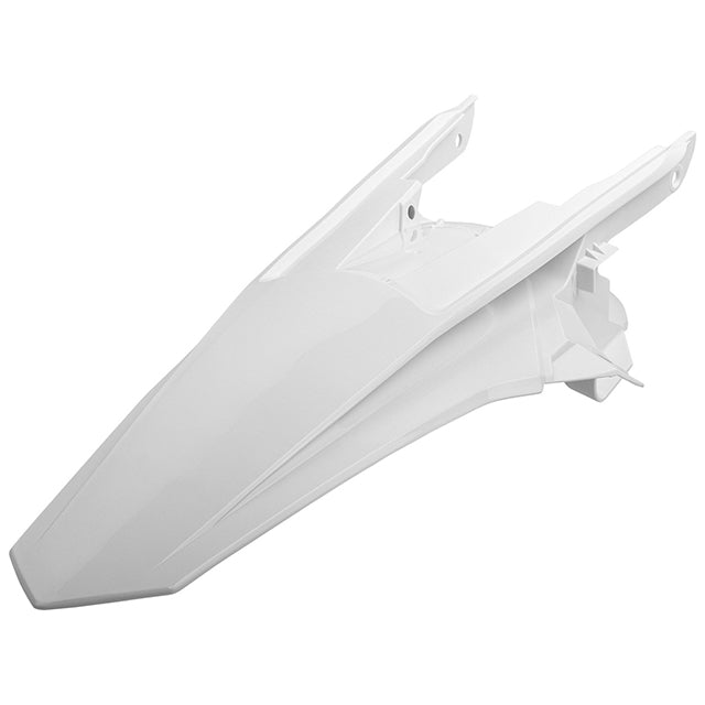 Guardabarros trasero KTM 125 / 250 SX sin tapas laterales 16-18 Polisport - blanco 8595500002