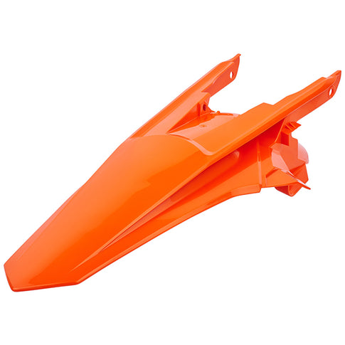 Guardabarros trasero KTM 500EXC 125/200/250/300/350/450 EXC/XC-W sin tapas laterales 17-19 Polisport - naranja KTM 8595900001