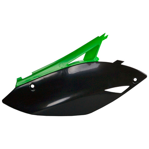 Tapas Laterales Kawasaki KX450F 09-11 KX250F 09-12 Polisport - negro-verde 8604800003
