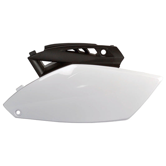 Tapas Laterales YZ250F 10-13 Polisport blanco-negro 8605600001