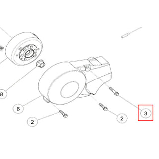 Daytona Anima engine screw M6x32mm