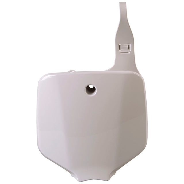 Careta portanumeros Suzuki DR-Z110 03-06 / Kawasaki KX65 00-22 Polisport - blanco 8661500010