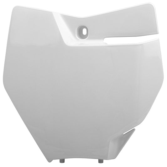 Careta portanumeros KTM 125/150SX 250/350/450SX-F / 16-18 250SX 250/300XC 17-18 Polisport - blanco 8664900002