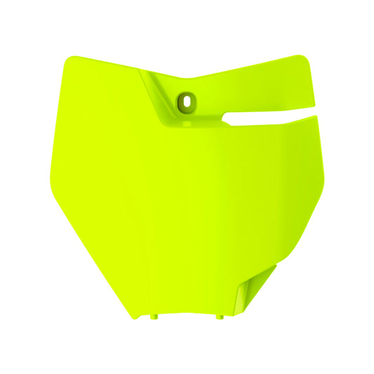 Careta portanumeros KTM 125/150SX 250/350/450SX-F / 16-18 250SX 250/300XC 17-18 Polisport - amarillo flúor 8664900005