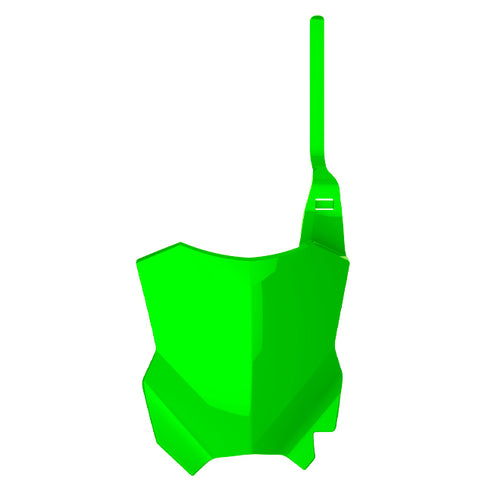 Careta portanumeros Kawasaki KX450F 16-22 / KX250F 17-22 Polisport - verde lima 8665900006