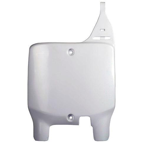 Careta portanumeros RM125 / 250 99-00 Polisport - blanco 8667000001