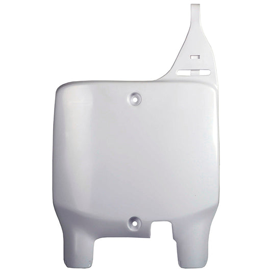 Careta portanumeros RM125 / 250 99-00 Polisport - blanco 8667000001