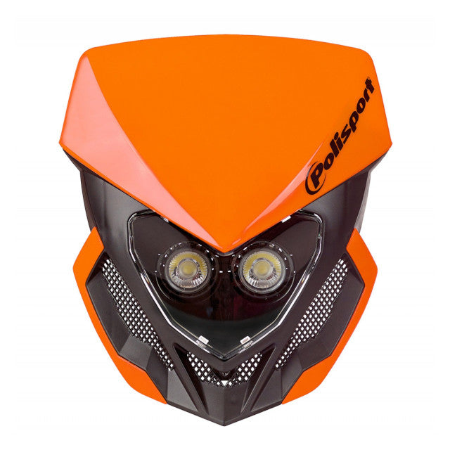 Careta Lookos EVO LED Polisport - naranja-negro 8668800003