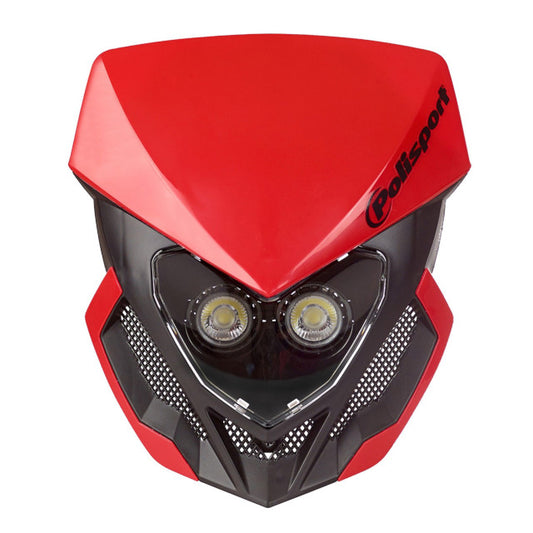 Careta Lookos EVO LED Polisport - rojo-negro 8668800005