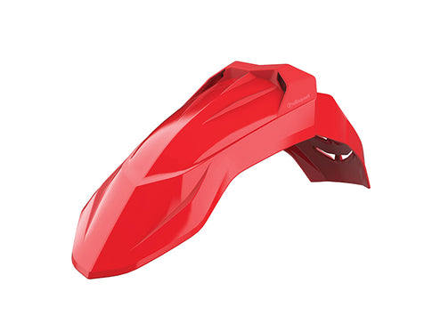 Guardabarros Supermoto sin agujeros Polisport - rojo honda 8685300003