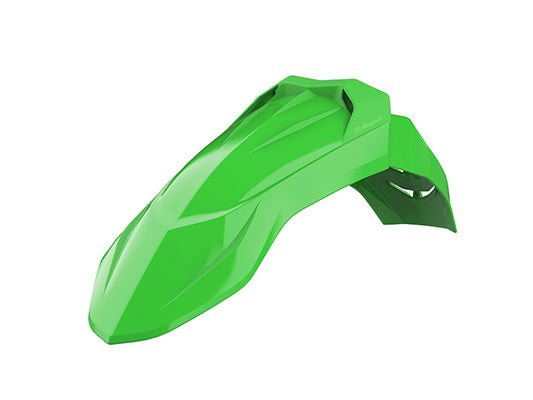 Guardabarros Supermoto sin agujeros Polisport - verde kawasaki 8685300007