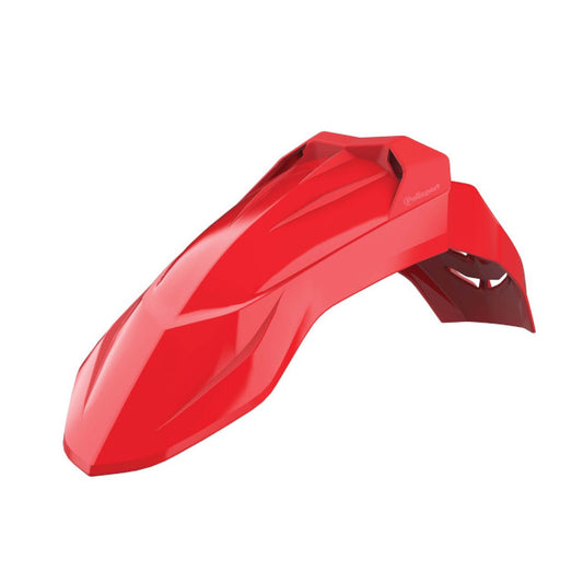 Guardabarros Supermoto con fijación universal Polisport - rojo honda 8685400003