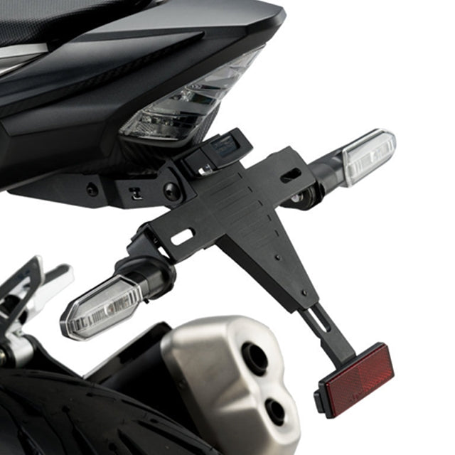 Soporte matrícula Negro Honda CB 500 F/CBR 500 R 16'-20' PUIG 8722N
