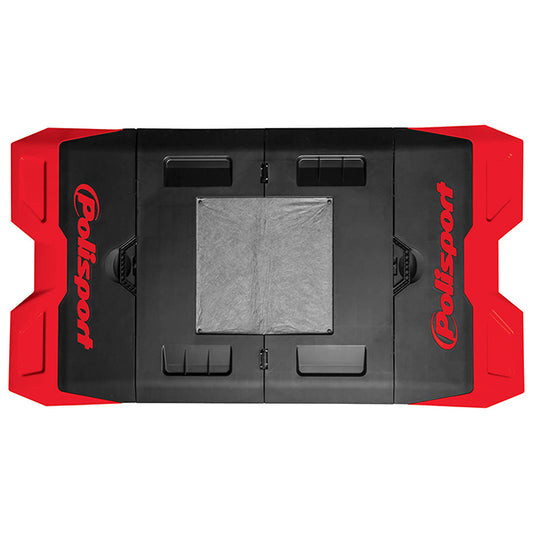 Alfombra plastica Polisport rojo 04 - negro 8982200004