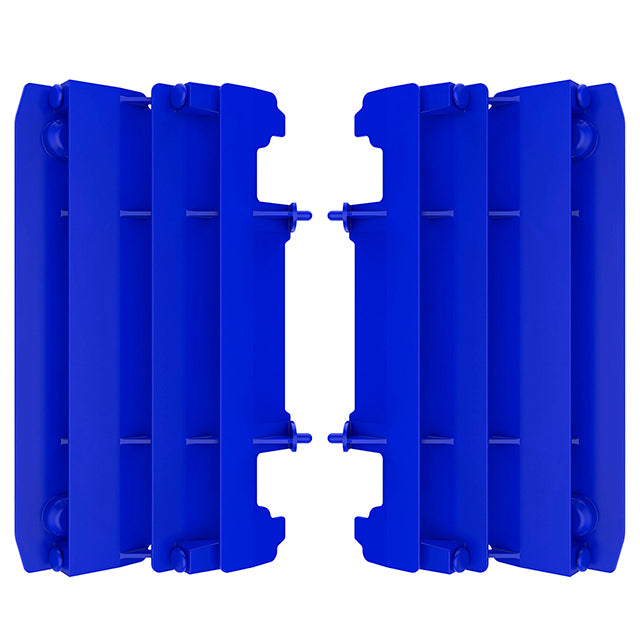 Aletines radiador Yamaha YZ125/250 05-21 Polisport - azul yam98 8985500001