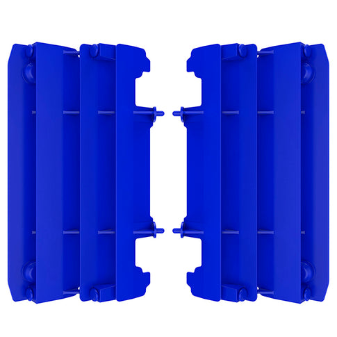 Aletines radiador Yamaha YZ125/250 05-21 Polisport - azul yam98 8985500001