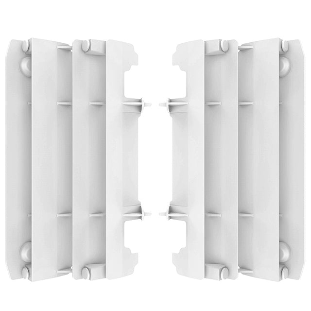 Aletines radiador Yamaha YZ125/250 05-21 Polisport - blanco 8985500002