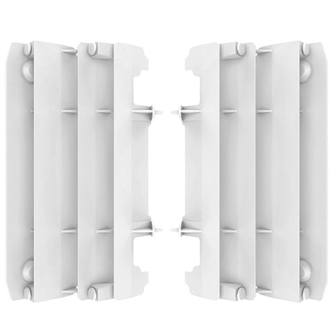 Aletines radiador Yamaha YZ125/250 05-21 Polisport - blanco 8985500002