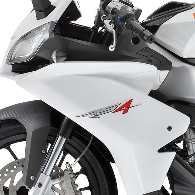 Pegatina tapa izquierda Aprilia 125 RS4 4T Racing - blanco 899878