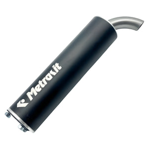 Silenciador Pro Race scooter Metrakit aluminio Negro 90007458