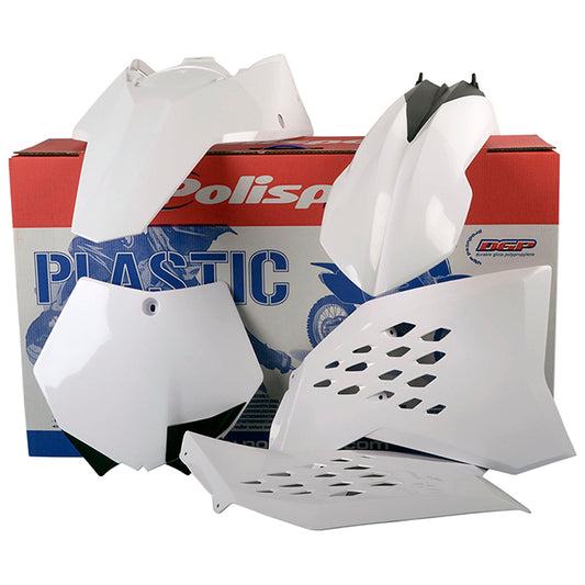 Kit de plásticos KTM XC 08-10 SX/SX-F 07-10 Polisport - blanco 90128